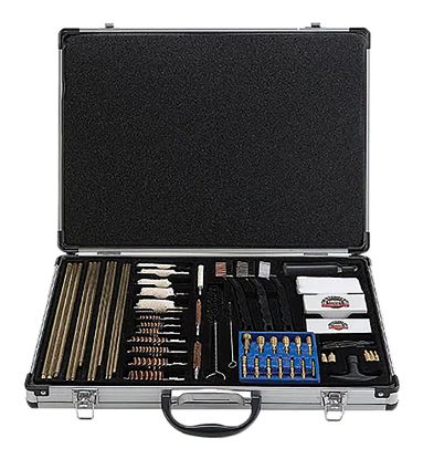 Picture of Dac Ugc100s Super Deluxe Universal Gun Cleaning Kit Multi-Caliber/61 Pieces Silver 