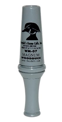 Picture of Haydel's Game Calls Wm07 Magnum Open Call Single Reed Wood Duck Sounds Attracts Ducks Gray Acrylic 