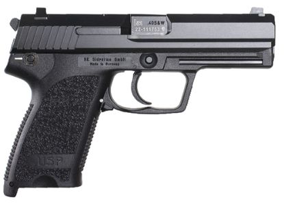 Picture of Hk 81000324 Usp V1 45 Acp 4.41" 10+1 Black Polymer Frame, Black Polymer Grip 