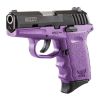 Picture of Sccy 9Mm Semi Auto Pistol W/O Safety Black Nitride Purple Grip