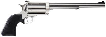 Picture of Magnum Research Bfr4570 Bfr Long Cylinder Large Frame 45-70 Gov 5 Shot, 10" Brushed Stainless Steel Barrel, Cylinder & Frame, Black Rubber Grip, Exposed Hammer 