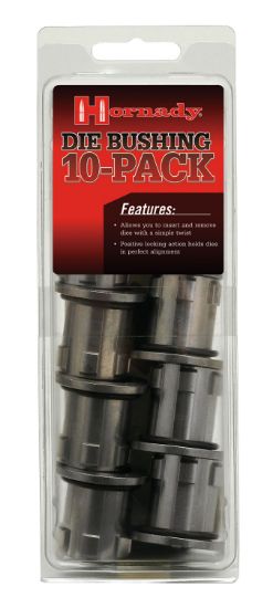 Picture of Hornady 044096 Lock-N-Load Die Bushing Metal Works With Hornady Lock N Load Ap Press 10 Pack 