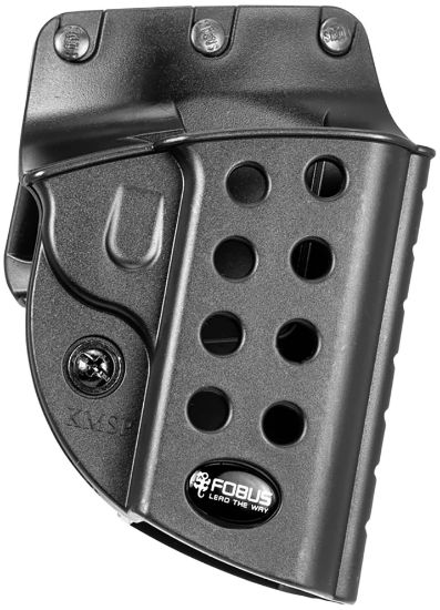 Picture of Fobus R1911bh Passive Retention Evolution Owb Black Polymer Passive Retention Holster That Includes A Retention Adjustment Screw. 