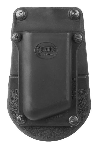 Picture of Fobus 390145 Single Mag Pouch Black Polymer Paddle Compatible W/ Single Stack/1911 Belts 1.75" Wide 