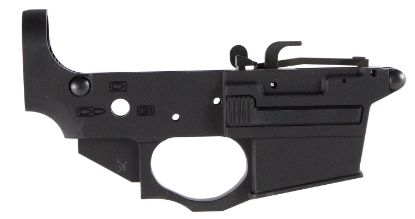 Picture of Spikes Tactical Stls920 Spider Stripped Lower Receiver 9Mm Luger 7075-T6 Aluminum Black Anodized For Ar-15, Compatible W/Glock Mags 