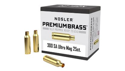 Picture of Nosler 10228 Premium Brass Unprimed Cases 300 Rem Saum Rifle Brass/ 25 Per Box 
