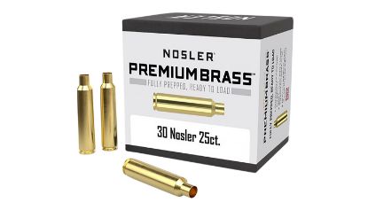 Picture of Nosler 10221 Premium Brass Unprimed Cases 30 Nosler Rifle Brass/ 25 Per Box 
