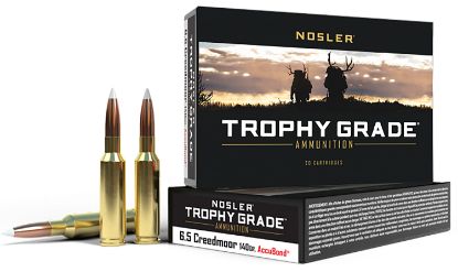 Picture of Nosler 60080 Trophy Grade 6.5 Creedmoor 140 Gr Nosler Accubond 20 Per Box/ 10 Case 