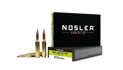 Picture of Nosler 40056 Ballistic Tip 260 Rem 120 Gr Spitzer Ballistic Tip 20 Per Box/ 10 Case 