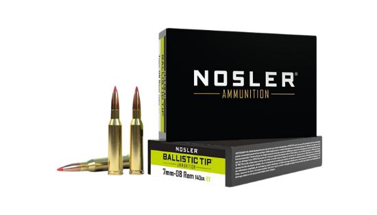 Picture of Nosler 40059 Ballistic Tip 7Mm-08 Rem 140 Gr Spitzer Ballistic Tip 20 Per Box/ 10 Case 