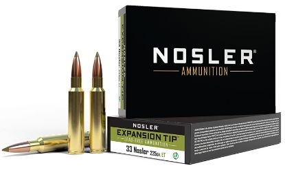 Picture of Nosler 40042 E-Tip 33 Nosler 225 Gr E Tip Lead Free 20 Per Box/ 10 Case 