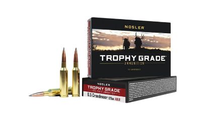 Picture of Nosler 60091 Trophy Grade Long-Range 6.5 Creedmoor 129 Gr Nosler Spitzer Accubond Long Range 20 Per Box/ 10 Case 