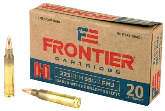 Picture of Frontier Cartridge Fr100 Military Grade Varmint 223 Rem 55 Gr Full Metal Jacket 20 Per Box/ 25 Case 