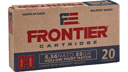 Picture of Frontier Cartridge Fr240 Centerfire Rifle 5.56X45mm Nato 55 Gr Hollow Point Match 20 Per Box/ 25 Case 