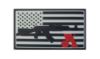 Picture of Arsenal Pvc Velcro Arsenal Patch American Flag With Rifle