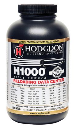Picture of Hodgdon 10001 Extreme H1000 Rifle Powder Multi-Caliber 1 Lb 