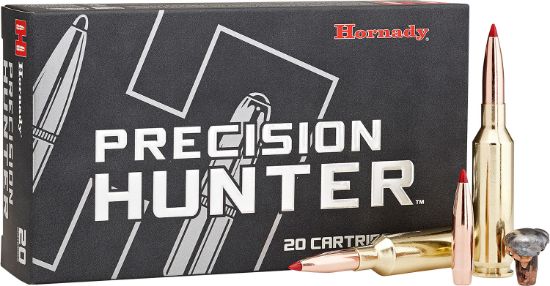 Picture of Hornady 82313 Precision Hunter 338 Lapua Mag 270 Gr Extremely Low Drag Expanding 20 Per Box/ 6 Case 