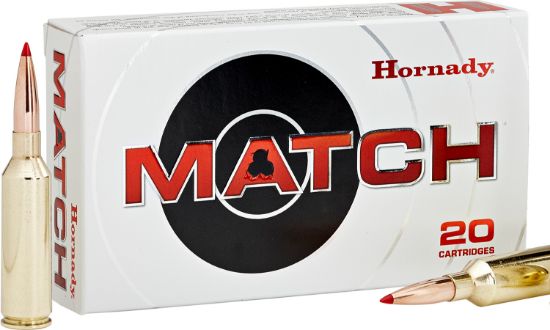 Picture of Hornady 81620 Match 6.5 Prc 147 Gr Extremely Low Drag Match 20 Per Box/ 10 Case 