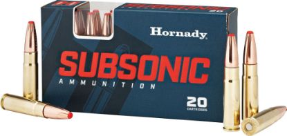 Picture of Hornady 80877 Subsonic Rifle 300 Blackout 190 Gr Sub X 20 Per Box/ 10 Case 