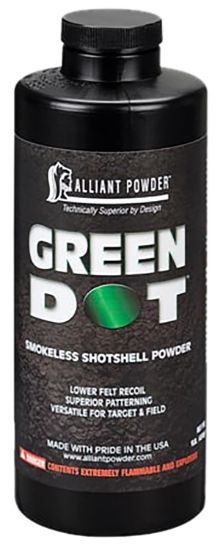 Picture of Alliant Powder Greendot Shotshell Powder Green Dot Shotgun Multi-Gauge Gauge 1 Lb 