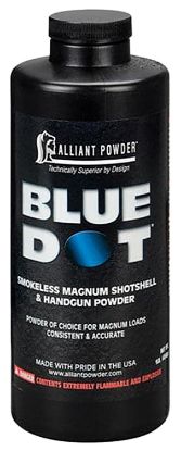 Picture of Alliant Powder Bluedot Shotshell Powder Blue Dot Pistol/Shotgun Multi-Gauge Multi-Caliber Magnum 1 Lb 