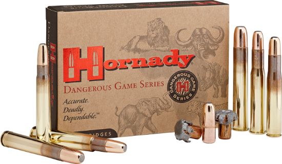 Picture of Hornady 82336 Dangerous Game 375 Ruger 300 Gr Dgx Bonded 20 Per Box/ 6 Case 