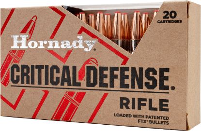 Picture of Hornady 80260 Critical Defense 223 Rem 73 Gr Flex Tip Expanding 20 Per Box/ 10 Case 