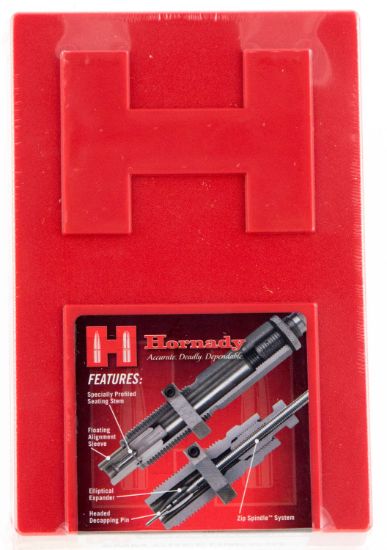 Picture of Hornady 546295 Custom Grade Series Iii 2 Die Set For 6Mm Creedmoor Includes Sizing Seater 