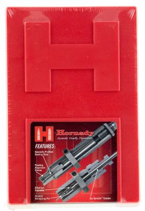 Picture of Hornady 546381 Custom Grade Series Iv 2 Die Set For 33 Nosler Includes Sizing Seater 