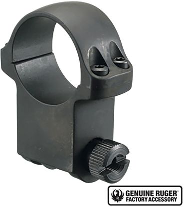 Picture of Ruger 90280 6Bhm Scope Ring Matte Black 1" Extra High 