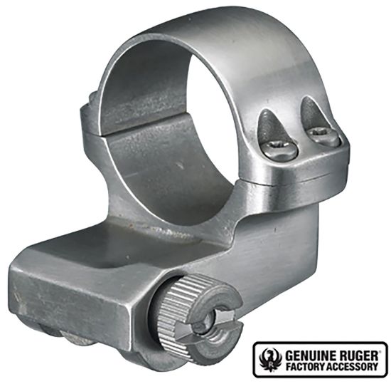 Picture of Ruger 90288 4Ko Offset Scope Ring Silver 1" Medium 