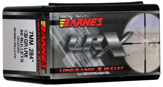 Picture of Barnes Bullets 30295 Lrx Long Range 7Mm .284 139 Gr Lrx Boat Tail 50 Per Box 