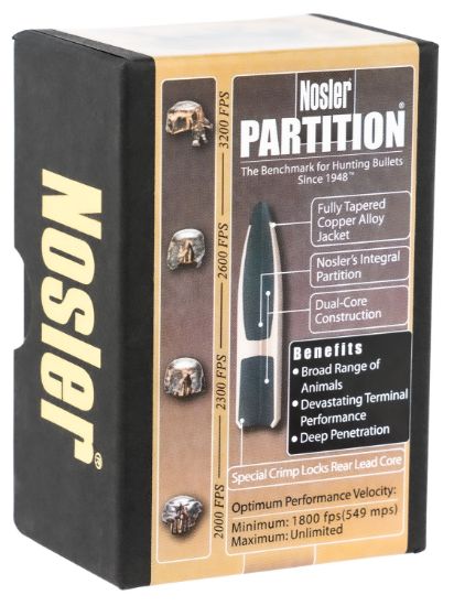 Picture of Nosler 16315 Partition 6Mm .243 95 Gr Partition/ 50 Per Box 