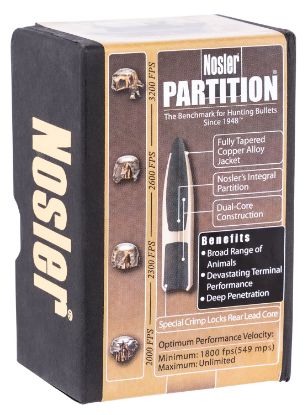 Picture of Nosler 35642 Partition 6Mm .243 100 Gr Spitzer/ 50 Per Box 