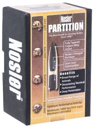 Picture of Nosler 16330 Partition 30 Cal .308 165 Gr Spitzer/ 50 Per Box 