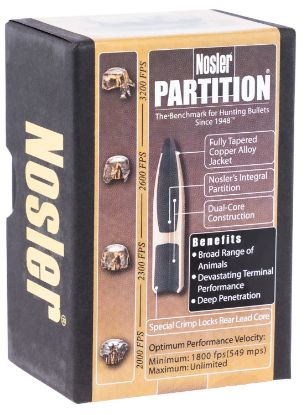 Picture of Nosler 16331 Partition 30 Cal .308 180 Gr Spitzer/ 50 Per Box 