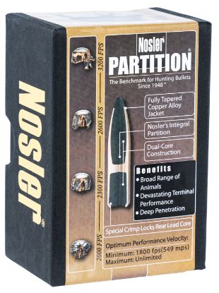 Picture of Nosler 35277 Partition 8Mm .323 200 Gr Partition Spitzer/ 50 Per Box 