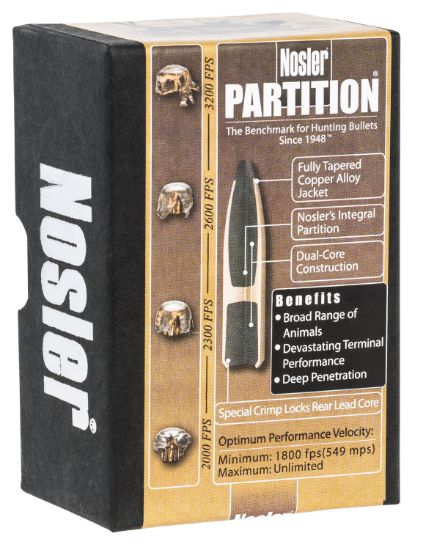 Picture of Nosler 16316 Partition 22 Cal .224 60 Gr Partition Spitzer/ 50 Per Box 