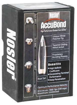 Picture of Nosler 54618 Accubond 30 Cal .308 200 Gr Spitzer Point/ 50 Per Box 