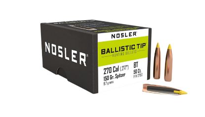 Picture of Nosler 27150 Ballistic Tip 270 Caliber .277 150 Gr Spitzer/ 50 Per Box 