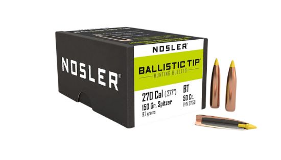 Picture of Nosler 27150 Ballistic Tip 270 Caliber .277 150 Gr Spitzer/ 50 Per Box 