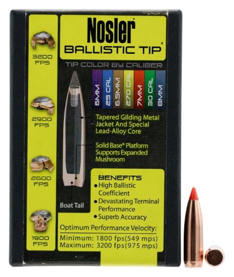 Picture of Nosler 28120 Ballistic Tip 7Mm .284 120 Gr Spitzer/ 50 Per Box 