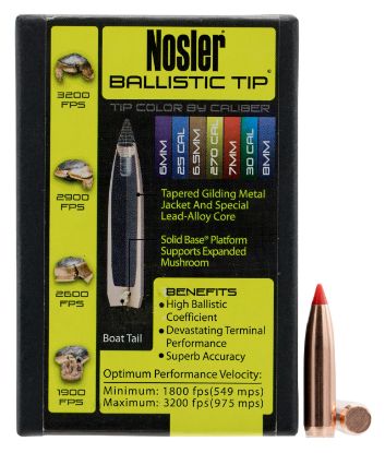 Picture of Nosler 28150 Ballistic Tip 7Mm .284 150 Gr Spitzer, 50 Per Box 