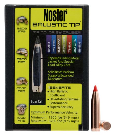 Picture of Nosler 28150 Ballistic Tip 7Mm .284 150 Gr Spitzer, 50 Per Box 