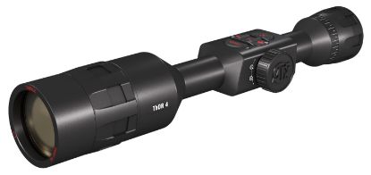 Picture of Atn Tiwst4387a Thor 4 384 Thermal Rifle Scope Black Anodized 7-28X Multi Reticle 384X288 Resolution Features Rangefinder 