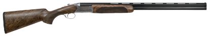 Picture of Cz-Usa 06464 Supreme Field 12 Gauge 3" 2Rd 28" Gloss Black Barrel, Polished Nickel Chrome Metal Finish, Turkish Walnut Stock Includes 5 Extended Chokes 