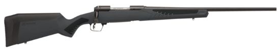 Picture of Savage Arms 57060 110 Hunter 22-250 Rem 4+1 22", Matte Black Metal, Gray Fixed Accustock With Accufit 