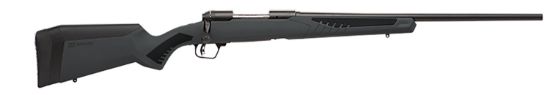 Picture of Savage Arms 57063 110 Hunter 243 Win 4+1 22", Matte Black Metal, Gray Fixed Accustock With Accufit 