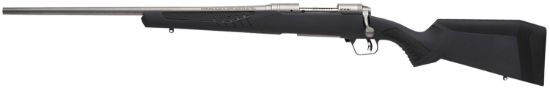 Picture of Savage Arms 57089 110 Storm 308 Win 4+1 22", Matte Stainless Metal, Gray Fixed Accustock With Accufit, Left Hand 