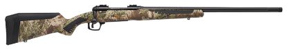 Picture of Savage Arms 57000 110 Predator Full Size 22-250 Rem 4+1 24" Matte Black Fluted, Threaded Barrel, Matte Black Carbon Steel Receiver, Fixed Accustock W/Accufit Mossy Oak Terra Synthetic Stock 